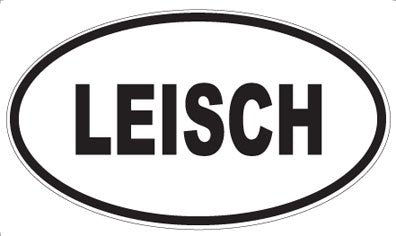 LEISCH - Oval Sticker