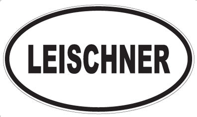 LEISCHNER - Oval Sticker