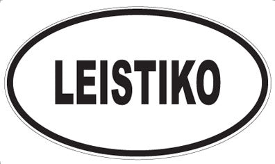 LEISTIKO - Oval Sticker