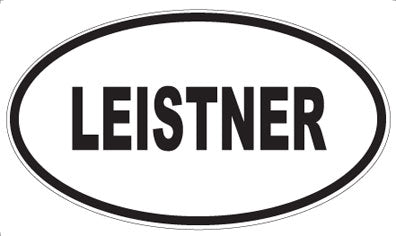 LEISTNER - Oval Sticker