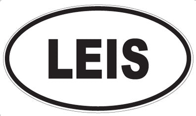 LEIS - Oval Magnet