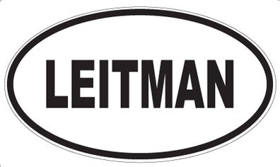 LEITMAN - Oval Magnet