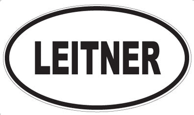 LEITNER - Oval Sticker