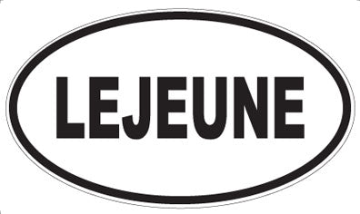 LEJEUNE - Oval Sticker