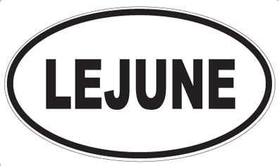 LEJUNE - Oval Magnet