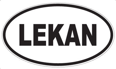 LEKAN - Oval Magnet