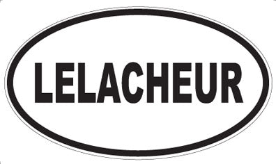 LELACHEUR - Oval Magnet