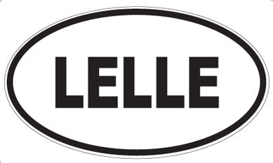 LELLE - Oval Sticker