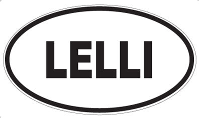 LELLI - Oval Sticker