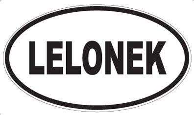 LELONEK - Oval Magnet