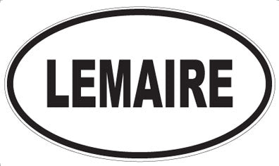 LEMAIRE - Oval Sticker