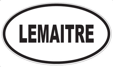 LEMAITRE - Oval Sticker