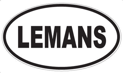 LEMANS - Oval Magnet