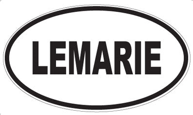 LEMARIE - Oval Sticker