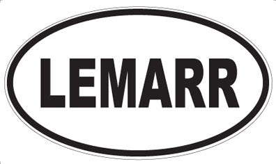LEMARR - Oval Sticker