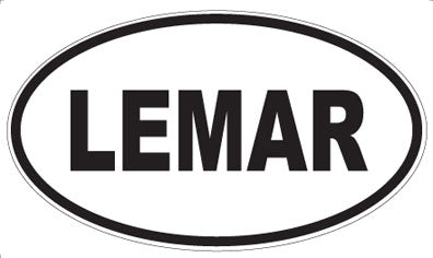LEMAR - Oval Magnet