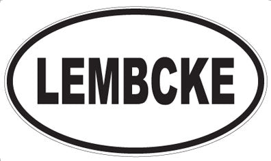 LEMBCKE - Oval Magnet