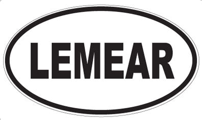 LEMEAR - Oval Sticker