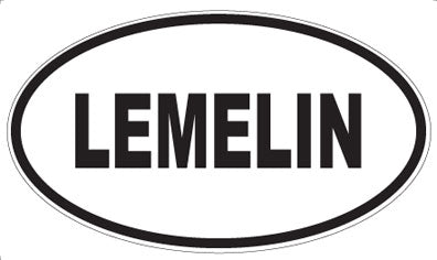 LEMELIN - Oval Magnet