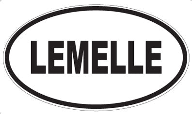 LEMELLE - Oval Magnet