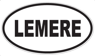 LEMERE - Oval Magnet