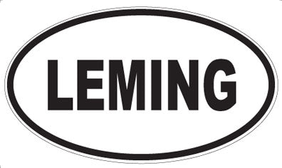 LEMING - Oval Magnet
