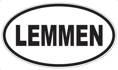 LEMMEN - Oval Magnet