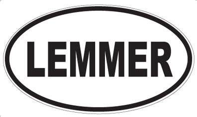 LEMMER - Oval Magnet