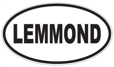 LEMMOND - Oval Sticker