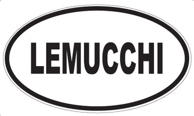 LEMUCCHI - Oval Sticker