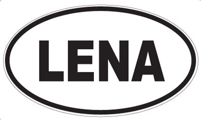LENA - Oval Sticker