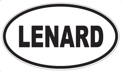 LENARD - Oval Magnet