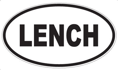 LENCH - Oval Magnet