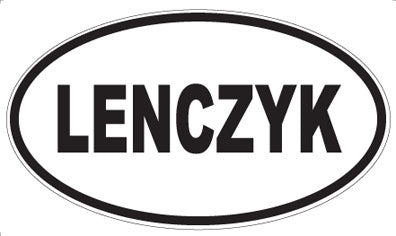 LENCZYK - Oval Magnet