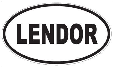 LENDOR - Oval Magnet