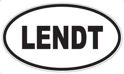 LENDT - Oval Magnet