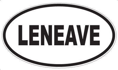 LENEAVE - Oval Magnet