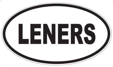 LENERS - Oval Sticker
