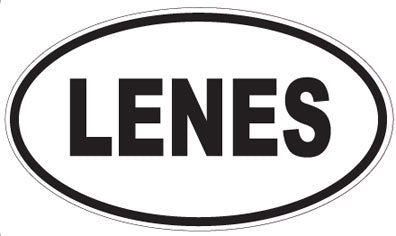 LENES - Oval Sticker