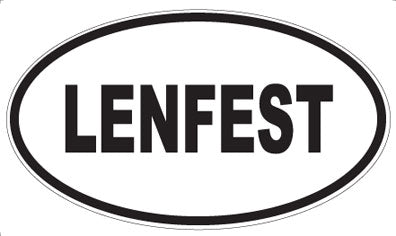 LENFEST - Oval Sticker