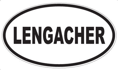 LENGACHER - Oval Magnet