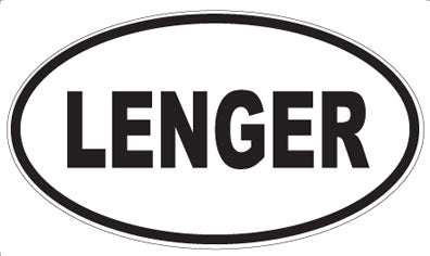 LENGER - Oval Magnet