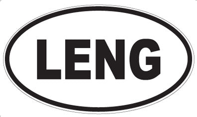 LENG - Oval Magnet