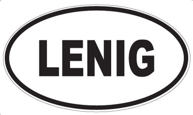 LENIG - Oval Magnet