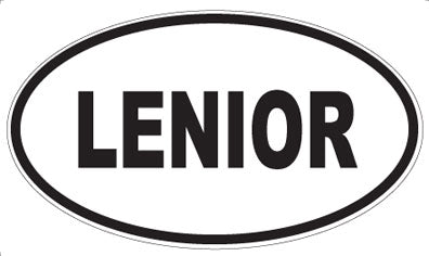 LENIOR - Oval Sticker