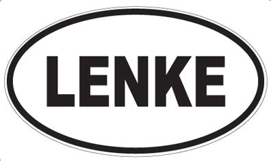 LENKE - Oval Sticker