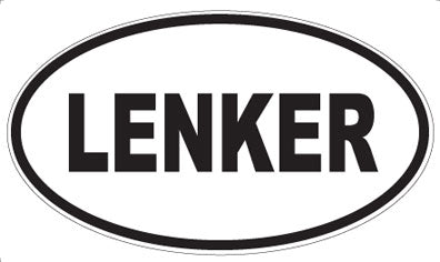 LENKER - Oval Magnet