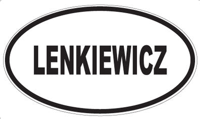 LENKIEWICZ - Oval Magnet