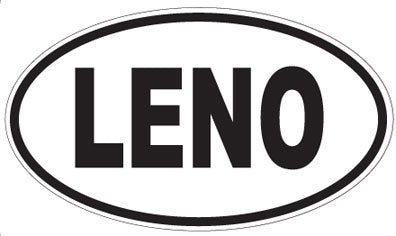 LENO - Oval Sticker