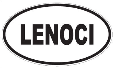 LENOCI - Oval Sticker